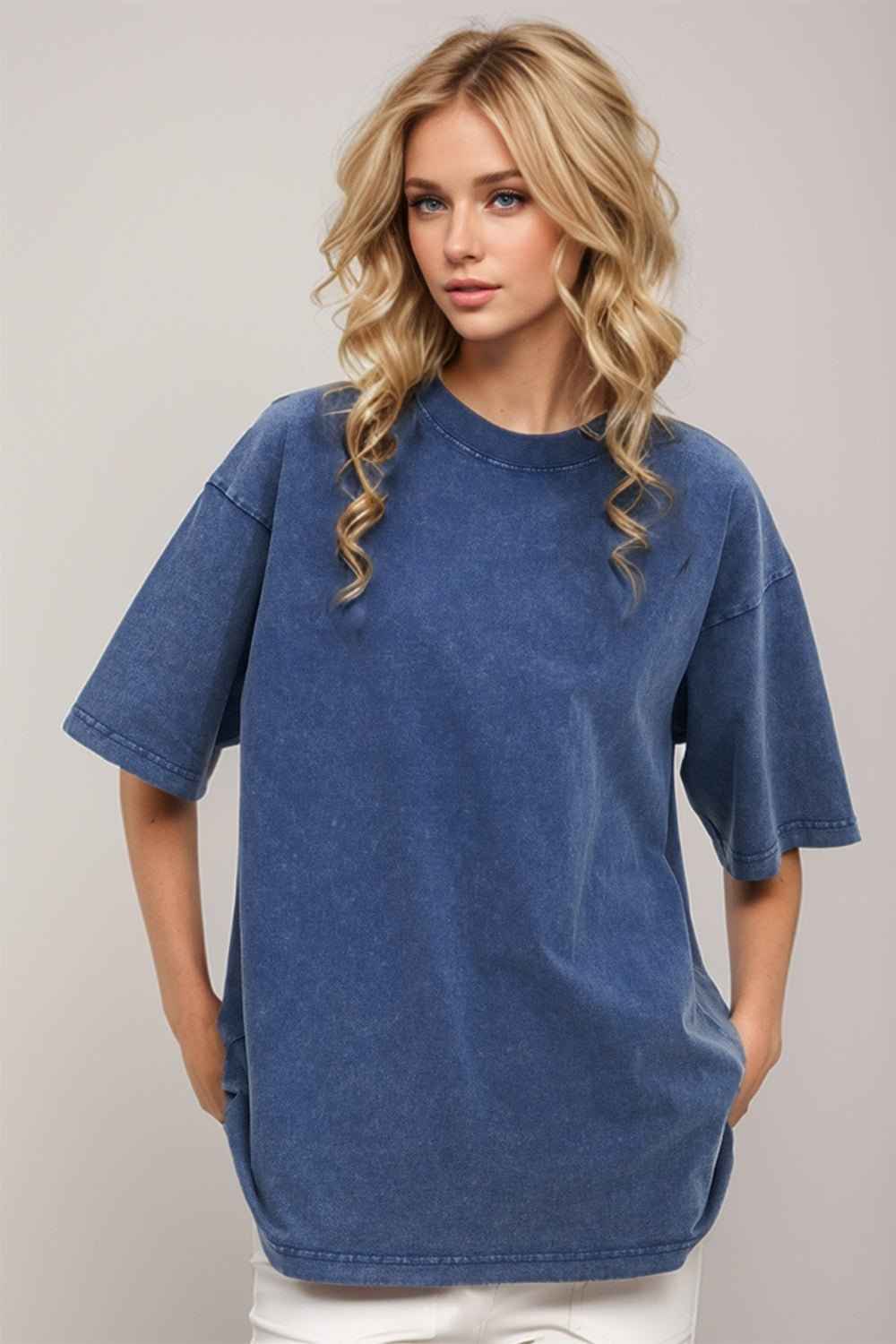 BohoLittlesEdit - T-shirt - Round Neck Cotton T-Shirt Half Sleeve Women