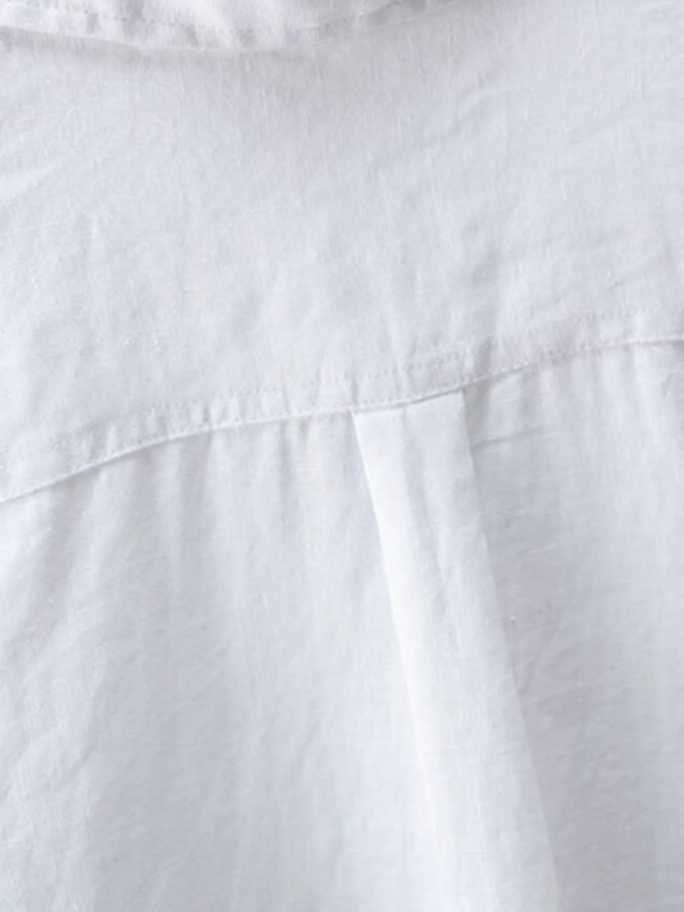 Close-up of a white fabric texture