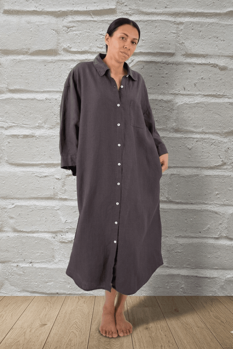 women_fashion - littlescollectionCotton dressMei French Linen House Dress – Oversized Japanese - Inspired LoungewearJapanese loungewear