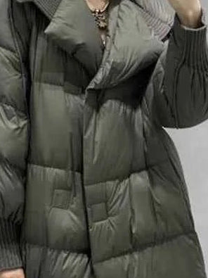 Puffer Thicken Warm Winter Long Quilted Padded Jacket