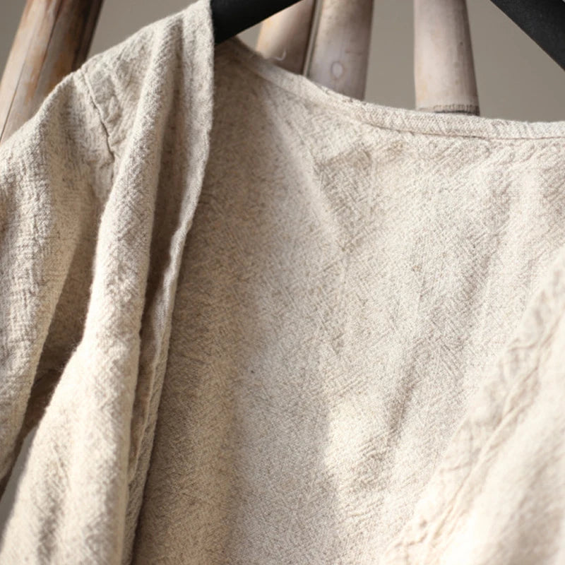 Maren Coastal Linen Vintage Jacket Women