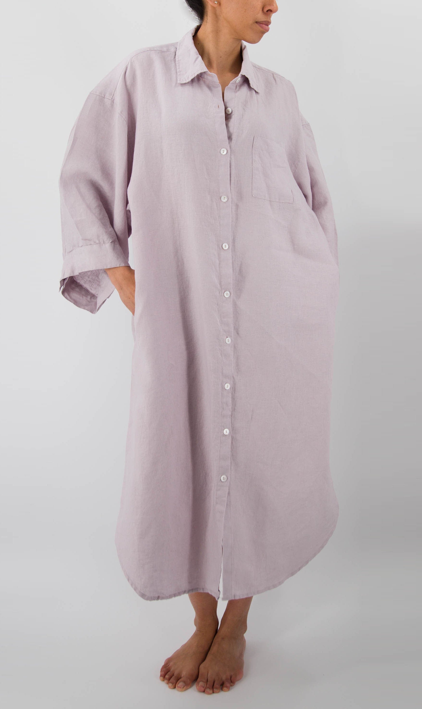 women_fashion - littlescollectionCotton dressMei French Linen House Dress – Oversized Japanese - Inspired LoungewearJapanese loungewear
