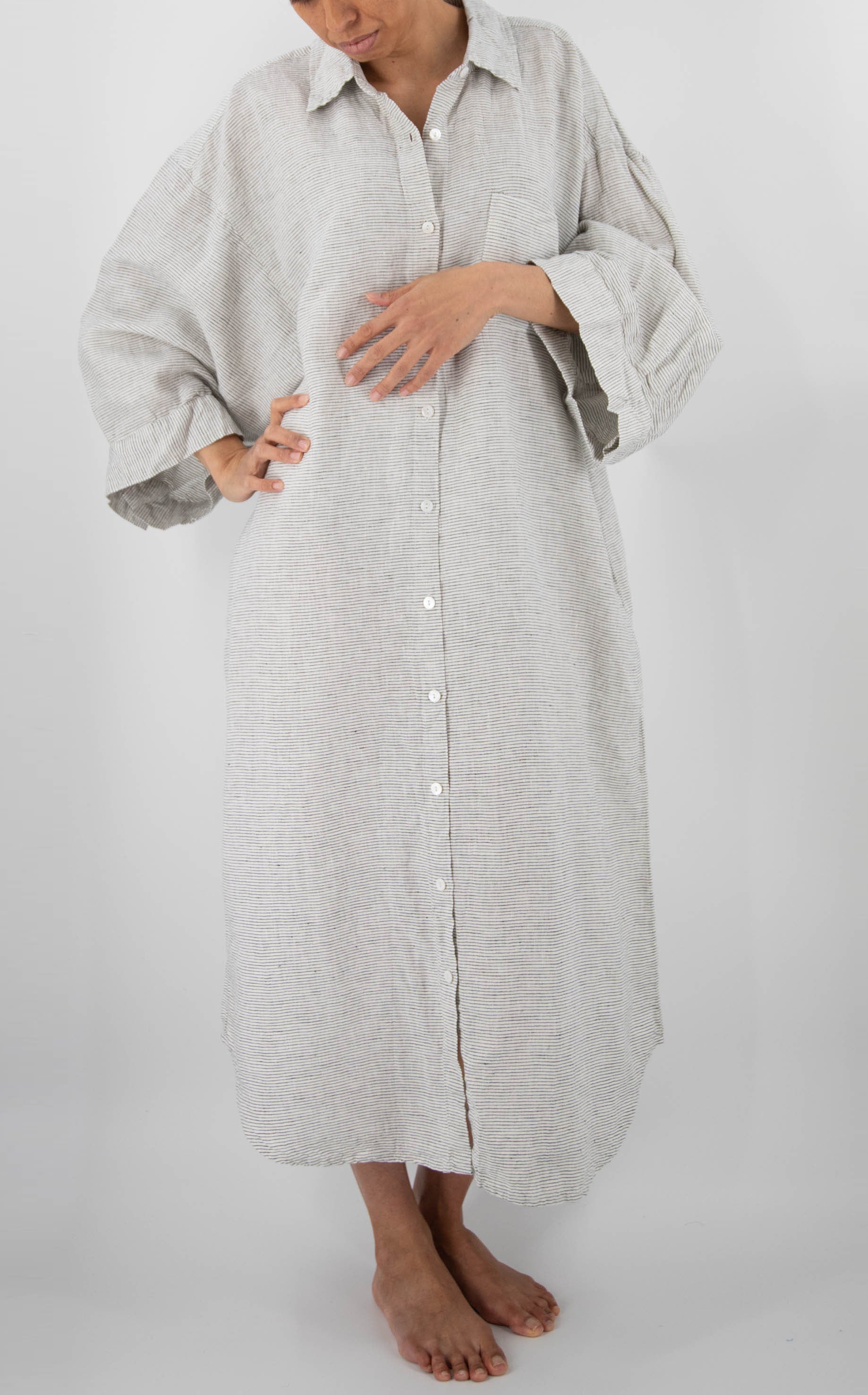 women_fashion - littlescollectionCotton dressMei French Linen House Dress – Oversized Japanese - Inspired LoungewearJapanese loungewear