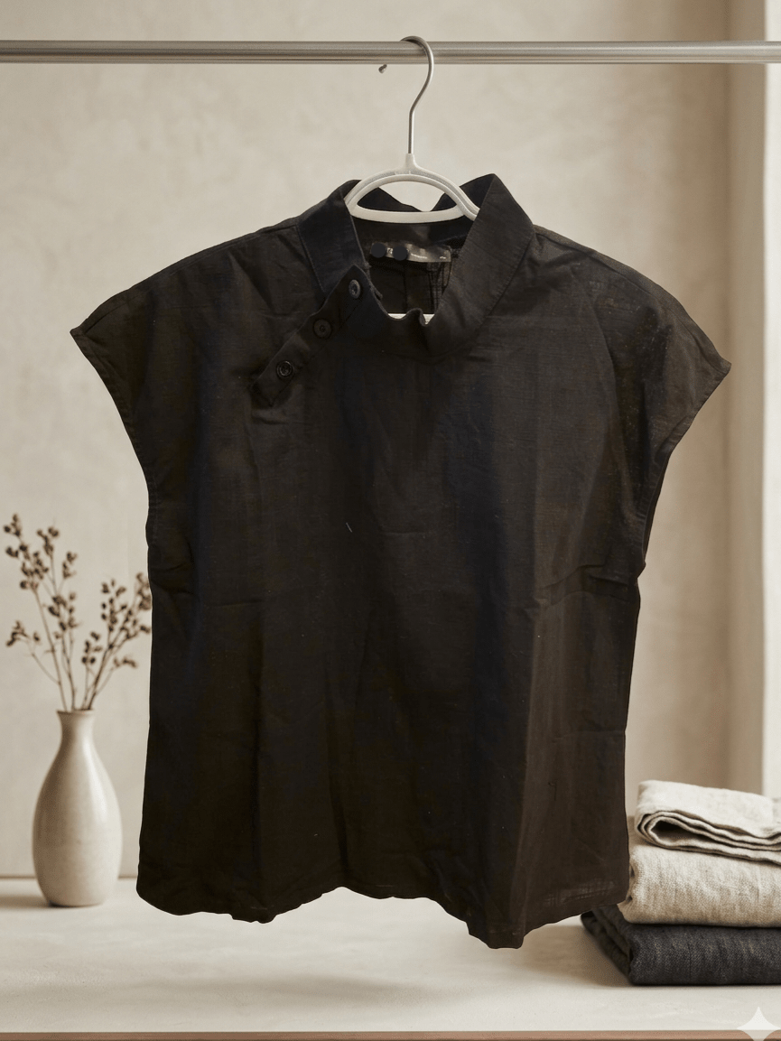 women_fashion - littlescollectionblouseSienna Relaxed Boho Everyday Blouselinen cotton top