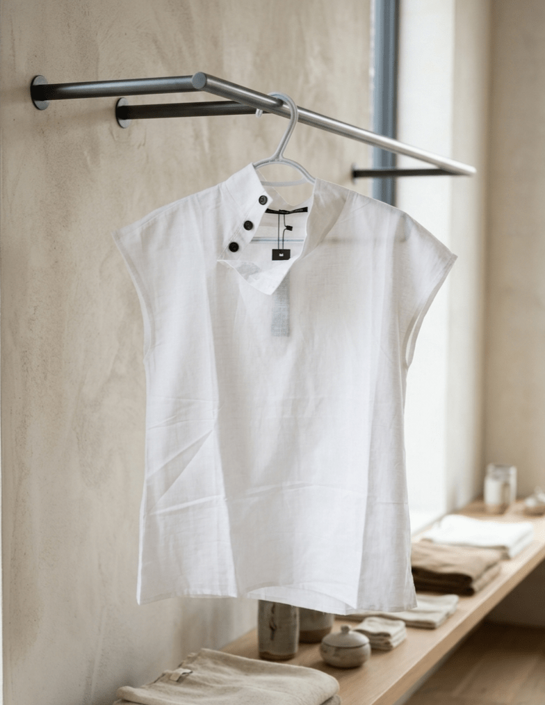 women_fashion - littlescollectionblouseSienna Relaxed Boho Everyday Blouselinen cotton top