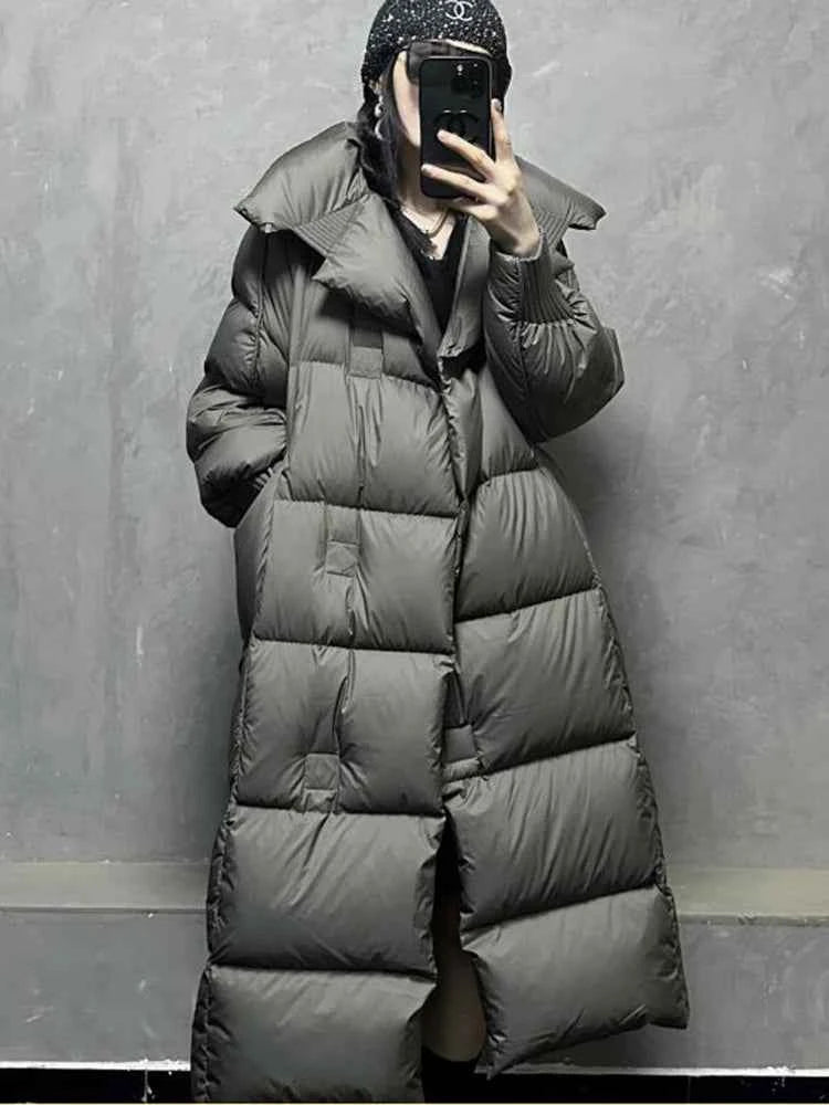 Puffer Thicken Warm Winter Long Quilted Padded Jacket