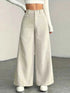 women_fashion - littlescollectionPantsHigh Waist Corduroy Wide Leg Pantspant