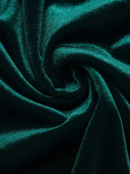 women_fashion - littlescollectionEvening GownVelas Velvet V - Neck Long Sleeve Dresschristmas dresses