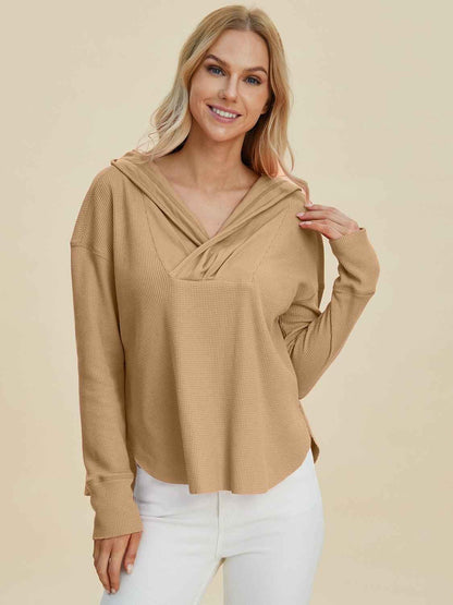 DT High-Low Dropped Shoulder Hoodie