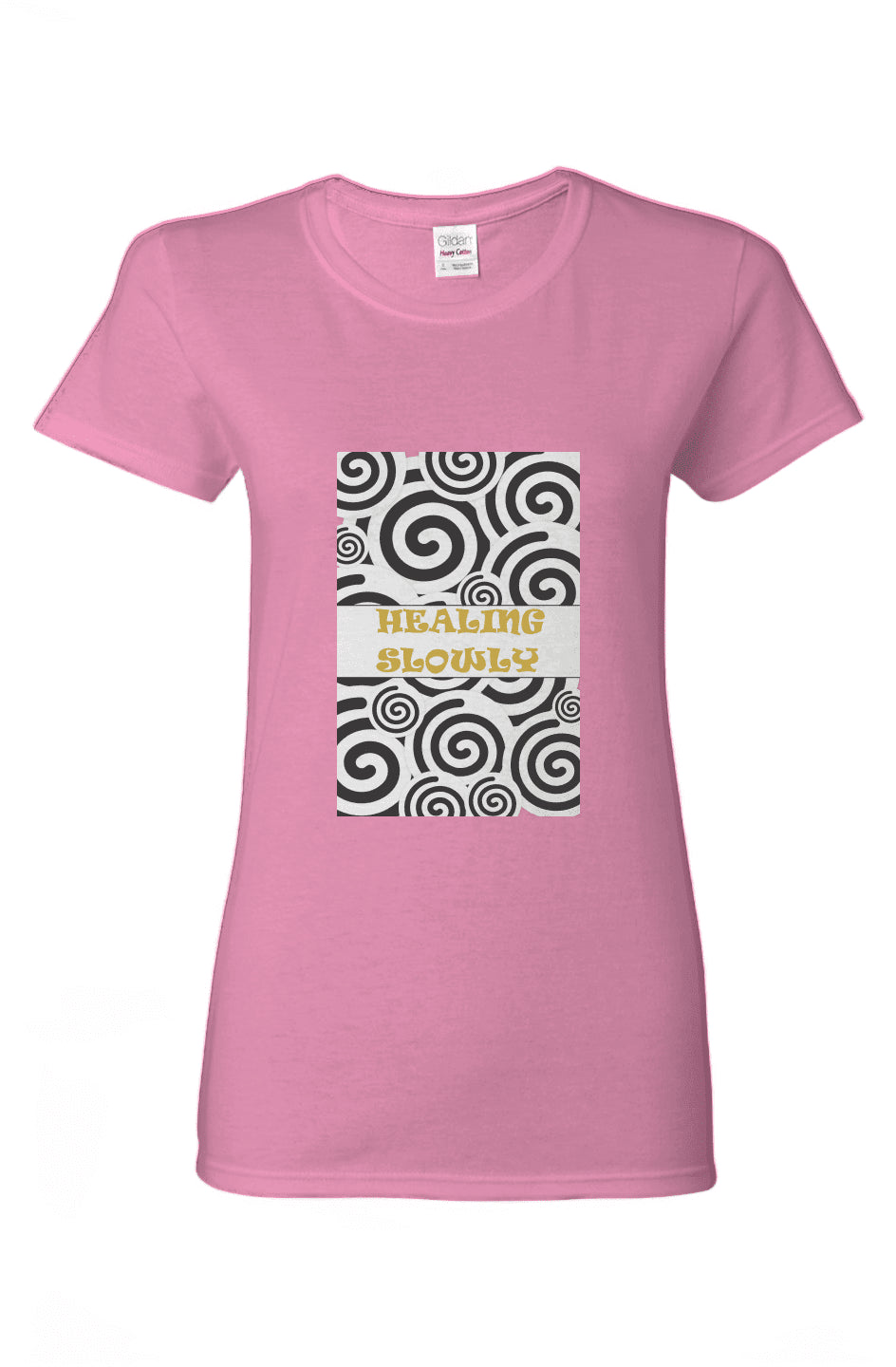 women_fashion - littlescollectiontshirtHealing Slowly Graphic Cotton T-Shirtcotton t-shirt women