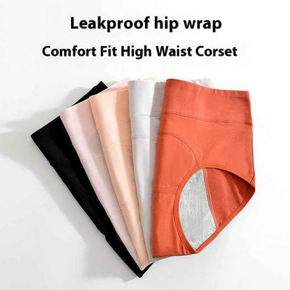 High Waist Cotton Antibacterial Leak-proof Sanitary Panty