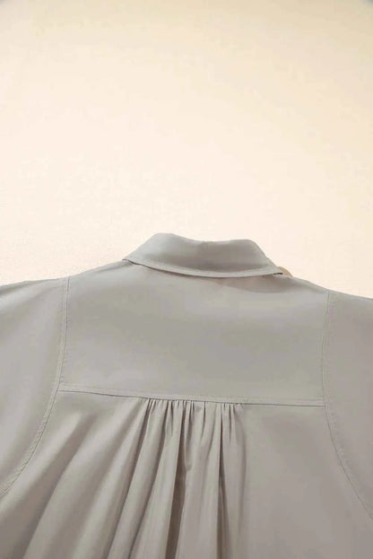 women_fashion - littlescollectionTopsAabba Button Up Lantern Sleeve Vintage Vibes Shirtlittlescollection