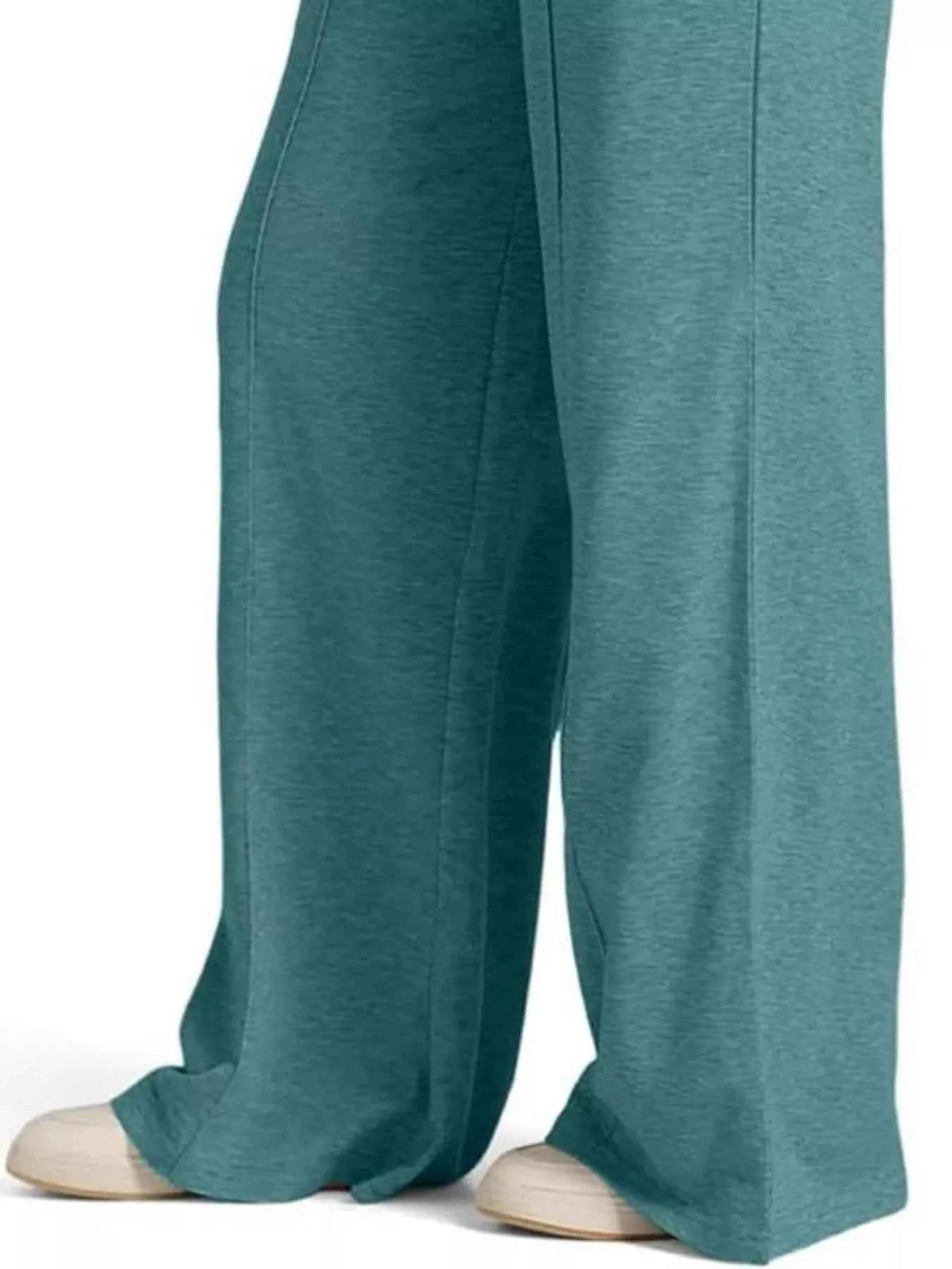 women_fashion - littlescollectionsweatpantsWide Leg Drawstring Sweatpants Womencomfortable pants women