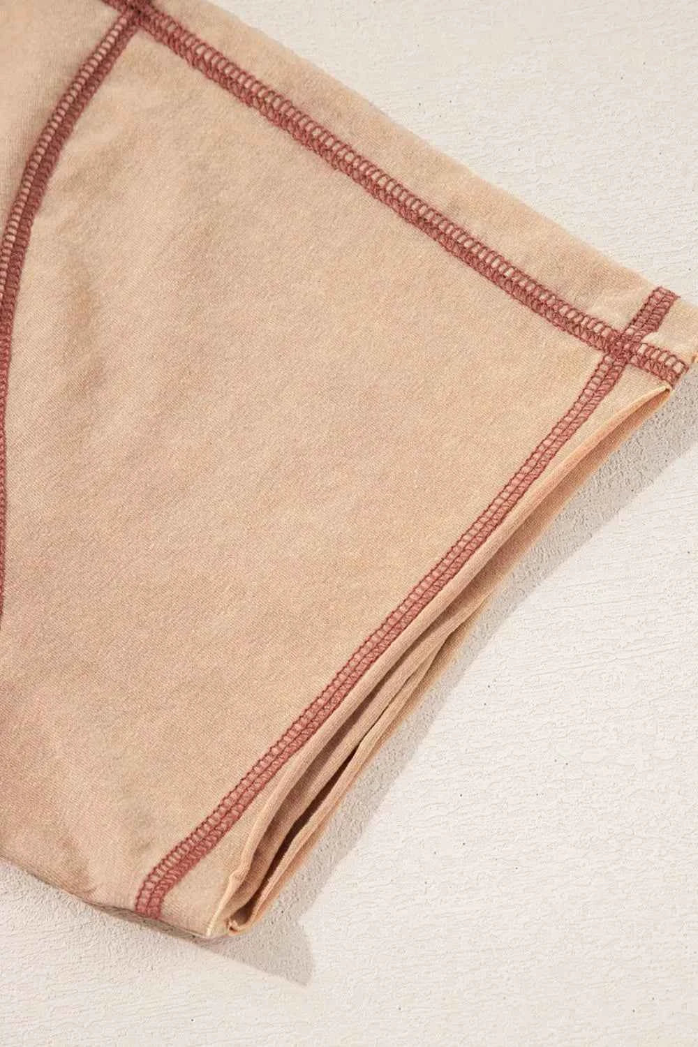 Stud Beaded Star Pocket Cotton Shirt Dress