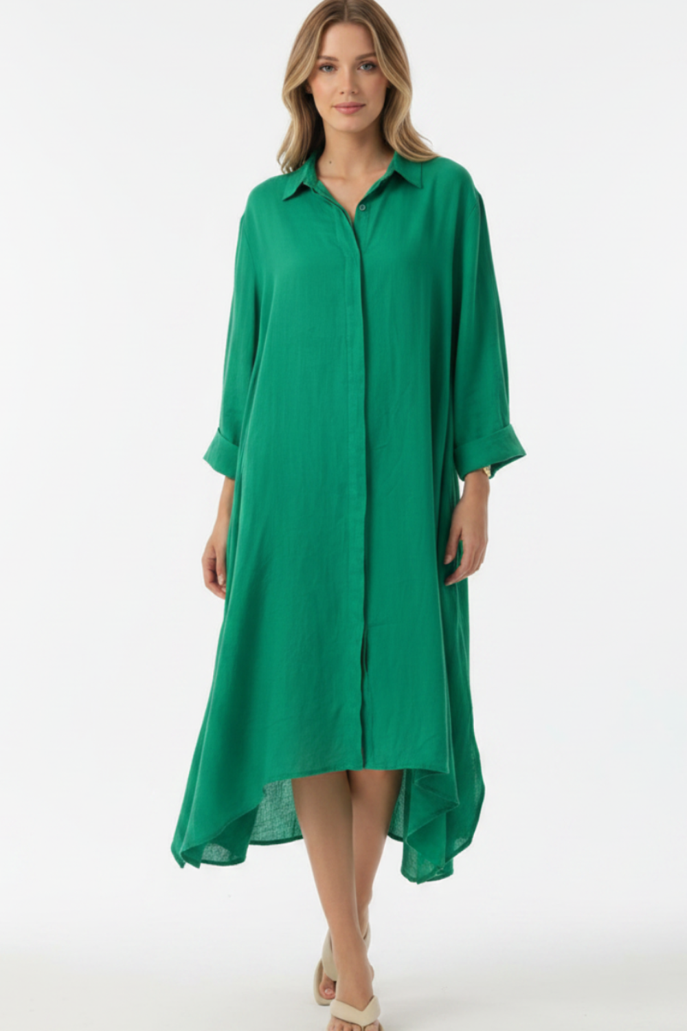 Willow Oversized Cotton Shirt Dress