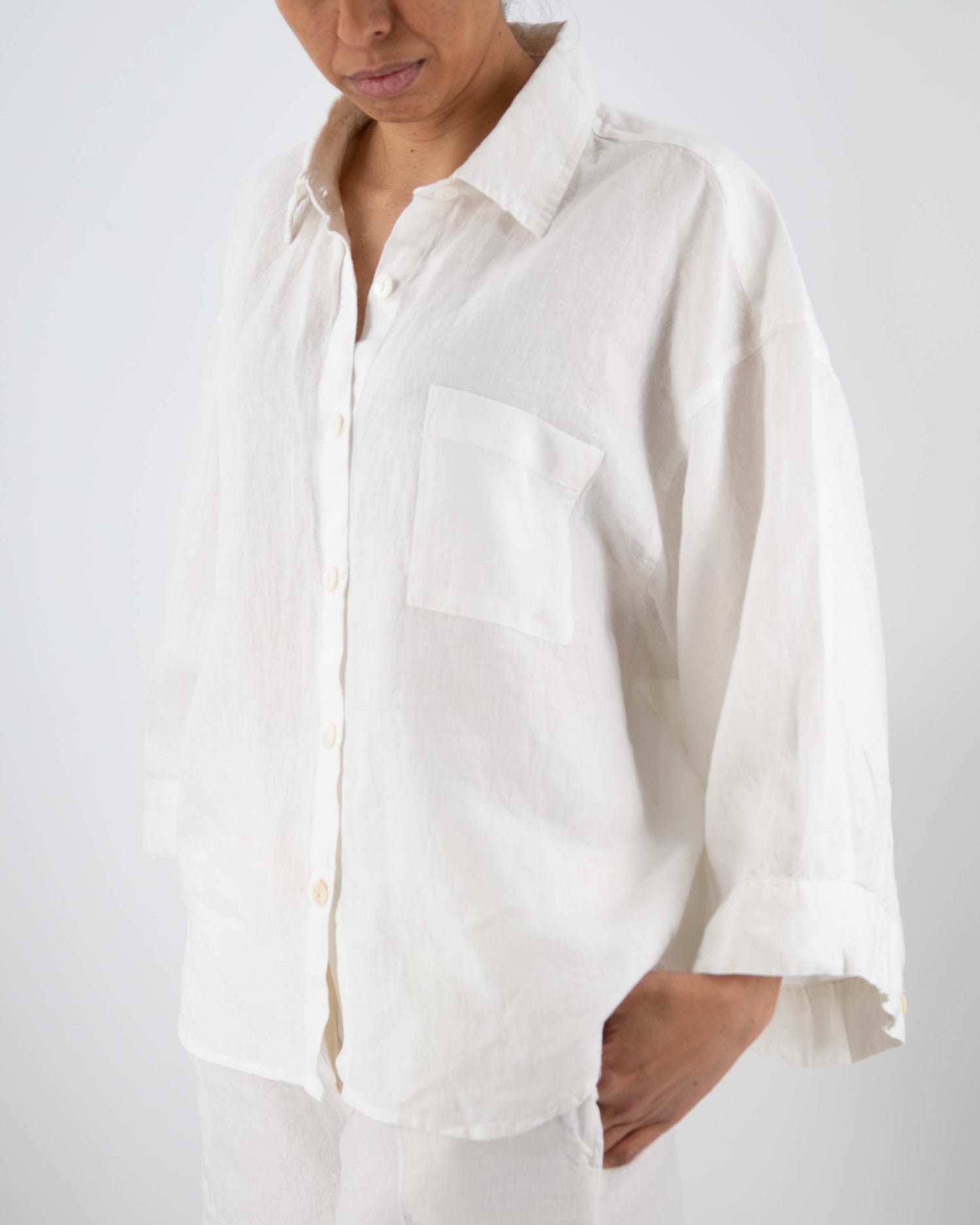 women_fashion - littlescollectionLinen setAgnes Linen Top Womencasual top
