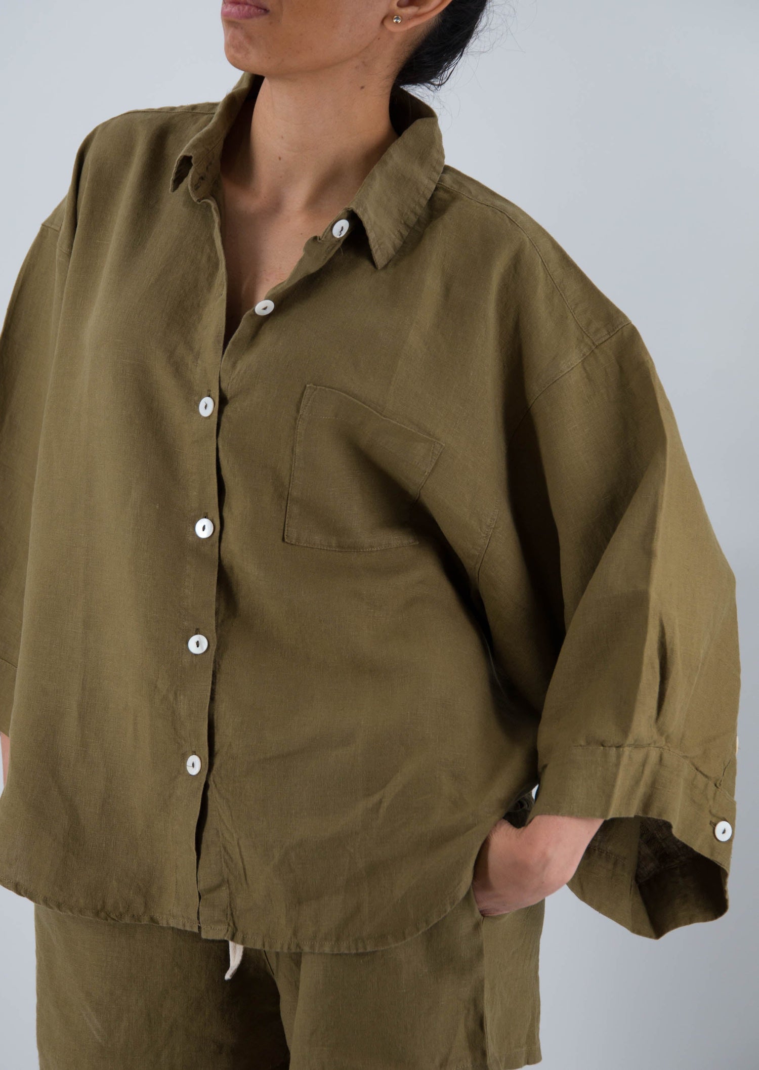 women_fashion - littlescollectionLinen setAgnes Linen Top Womencasual top