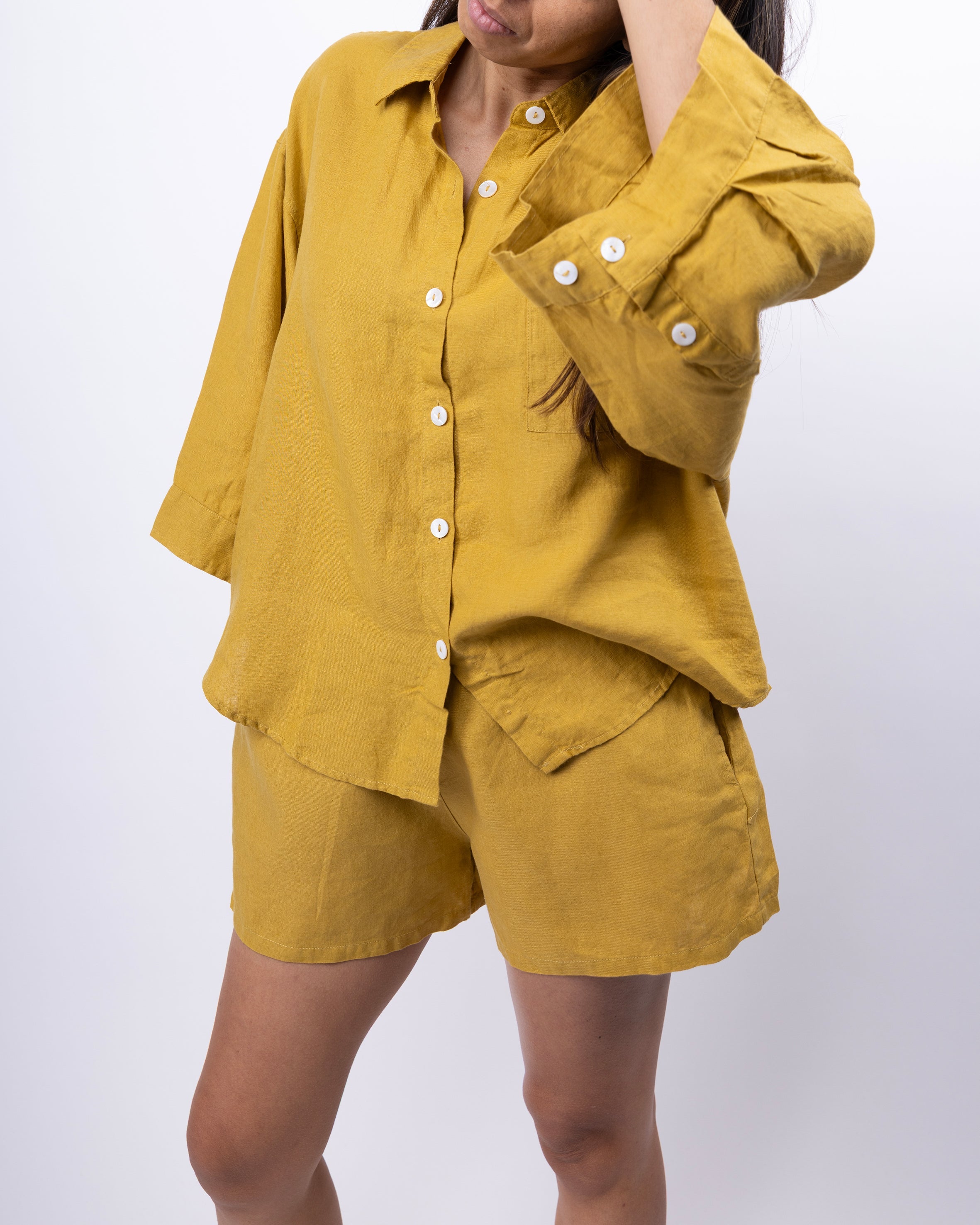 women_fashion - littlescollectionLinen setCarrie Linen Sleepwear Set Womenlinen pajamas