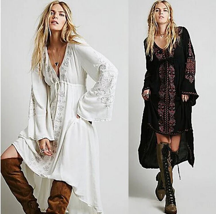 Bohemian Vintage Cotton Women&