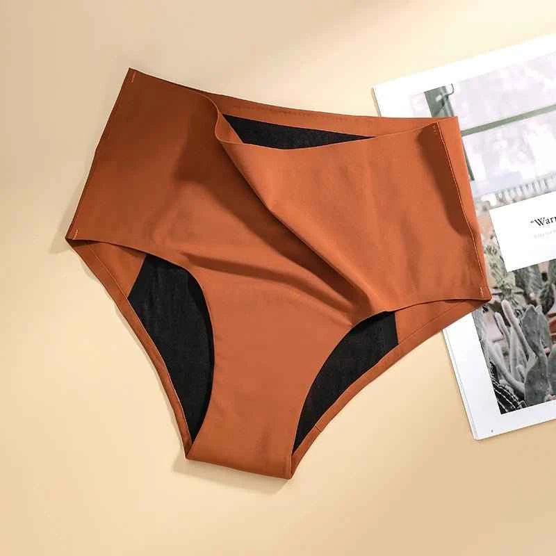 Mid-Rise Seamless Menstrual Leakproof Panties