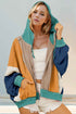 DT Color Block Cotton Hoodie Women