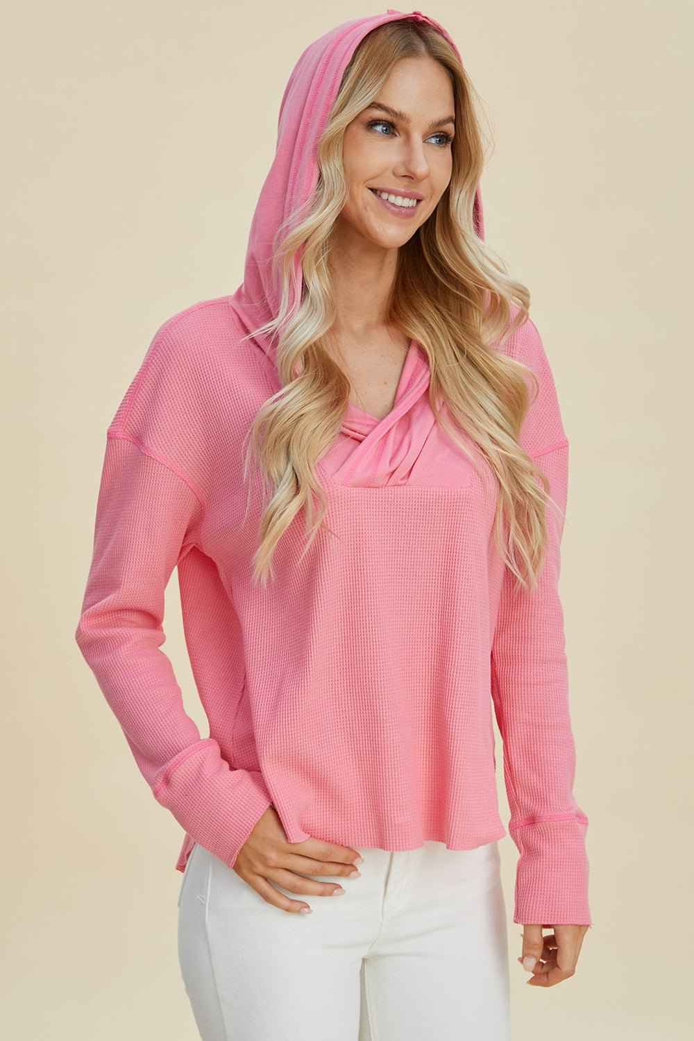 DT High-Low Dropped Shoulder Hoodie