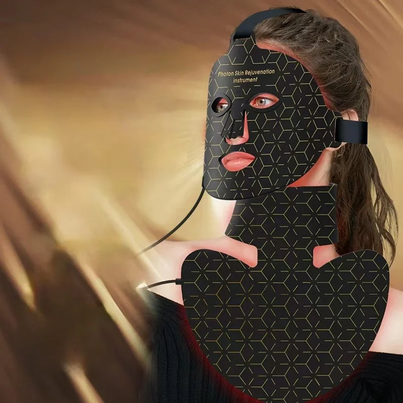 8-Color LED Light Therapy Travel Size Face Mask