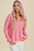 DT High-Low Dropped Shoulder Hoodie