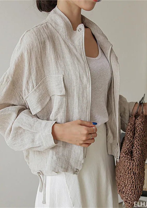 women_fashion - littlescollectionCoats JacketsLizzy Relaxed Linen Jacketcotton linen jacket