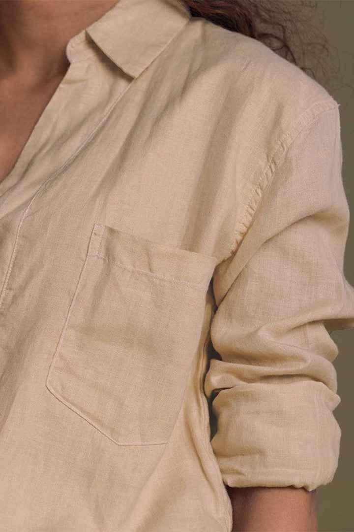 women_fashion - littlescollectionMidi dressHemp Meet me by the Cliff Midi Dress in Neutral Beigecasual fall dress