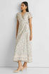 Maxi Wrap Dress Florals Vintage