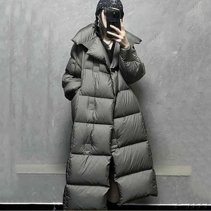 Puffer Thicken Warm Winter Long Quilted Padded Jacket