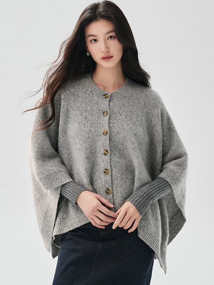 The Celeste 100% Cashmere Cape Cardigan Women