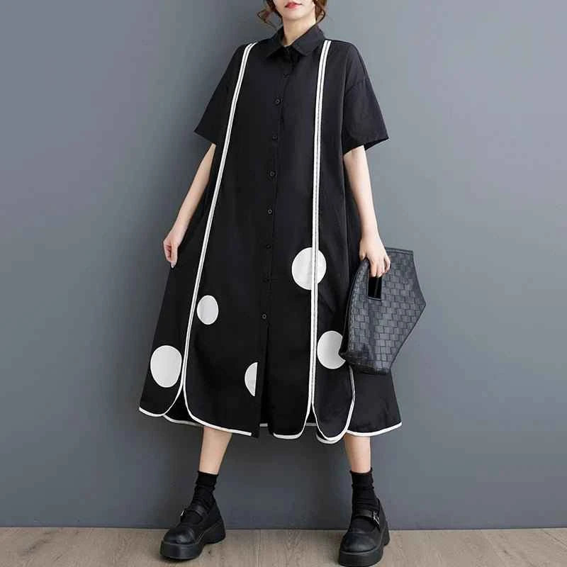 Dove Patchwork Cotton Dress