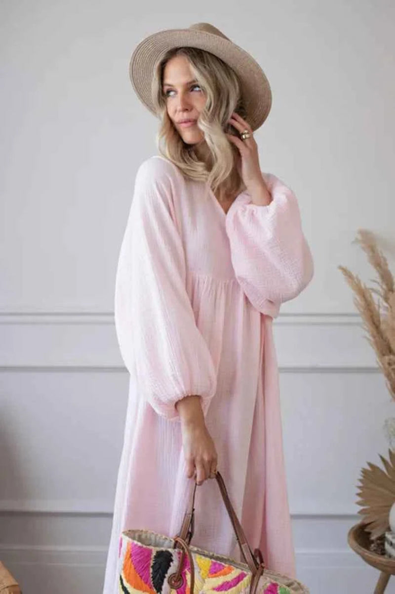 Vintage Boho Cotton Dress