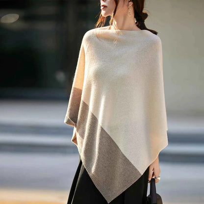 women_fashion - littlescollectionSweaterMerino Wool Seamless Cloak Pullover Shawl Womencloak pullover women