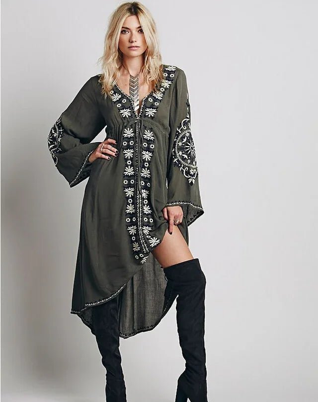 Bohemian Vintage Cotton Women&