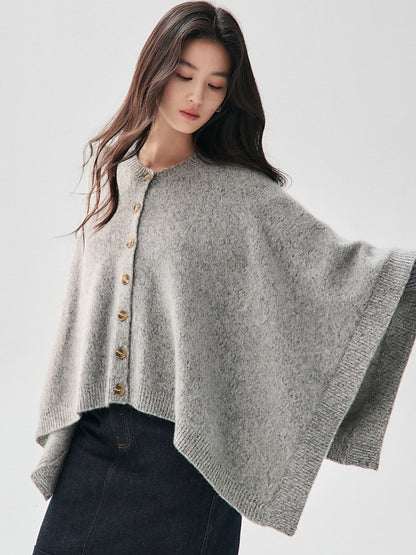 The Celeste 100% Cashmere Cape Cardigan Women