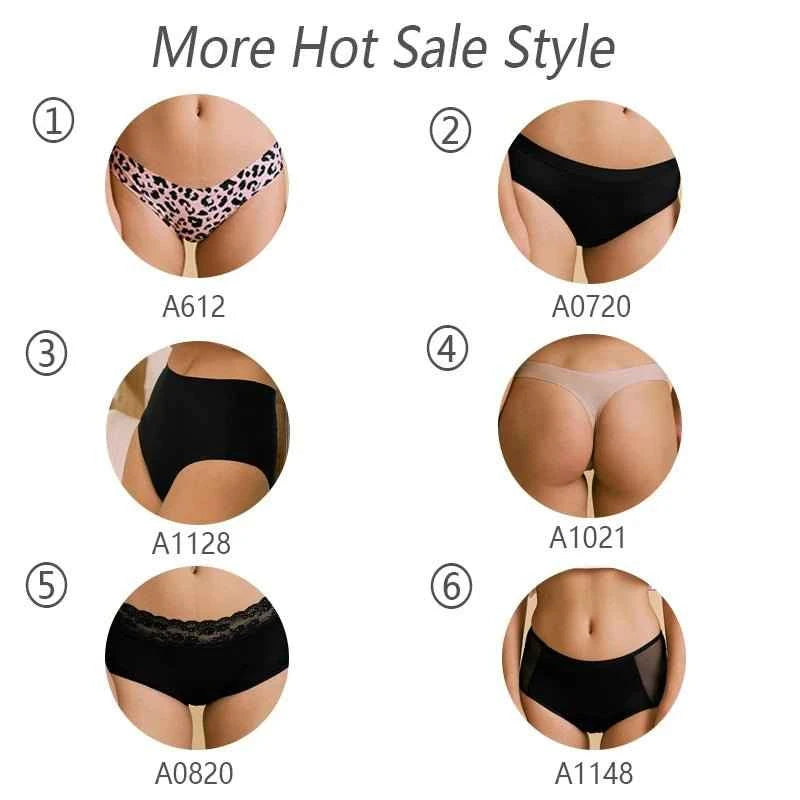 Mid-Rise Seamless Menstrual Leakproof Panties