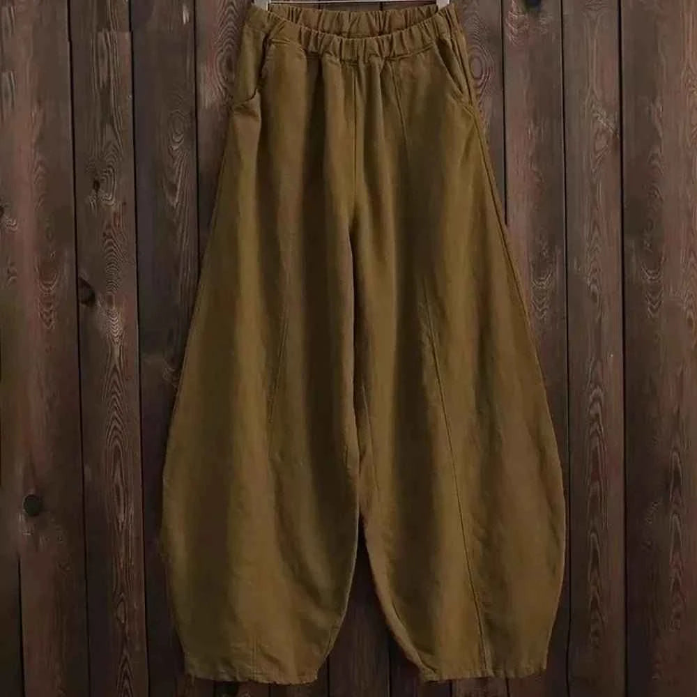Bloomers Wide Leg Pants Women Vintage