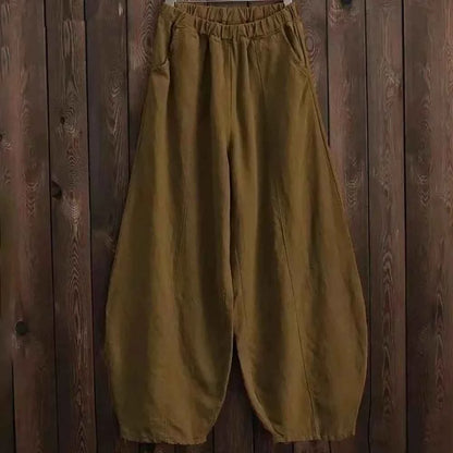 Bloomers Wide Leg Pants Women Vintage