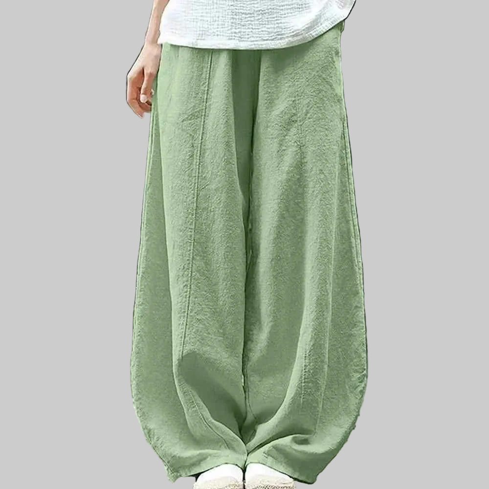 Bloomers Wide Leg Pants Women Vintage