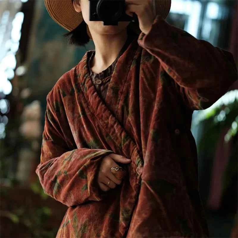 JNT Women Chinese Style Cotton Coats