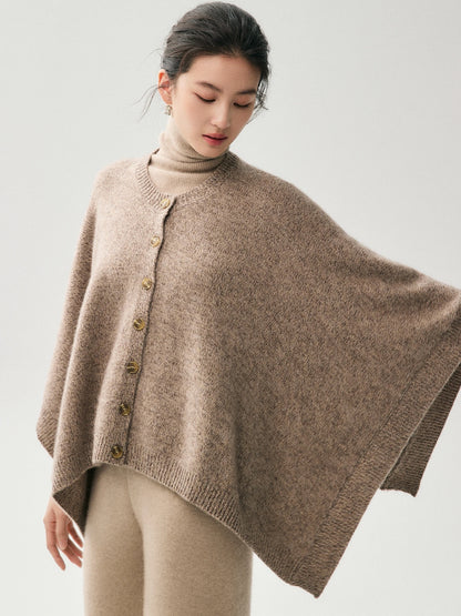 The Celeste 100% Cashmere Cape Cardigan Women
