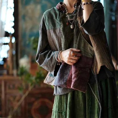 JNT Vintage Patchwork Cotton Top