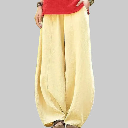 Bloomers Wide Leg Pants Women Vintage