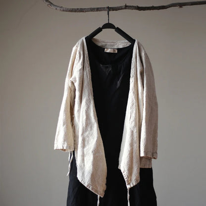 Maren Coastal Linen Vintage Jacket Women