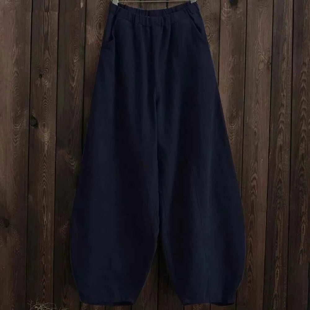 Bloomers Wide Leg Pants Women Vintage