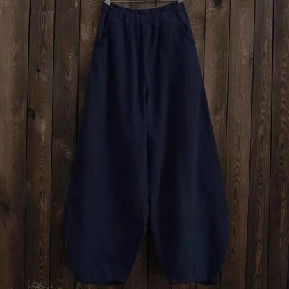 Bloomers Wide Leg Pants Women Vintage