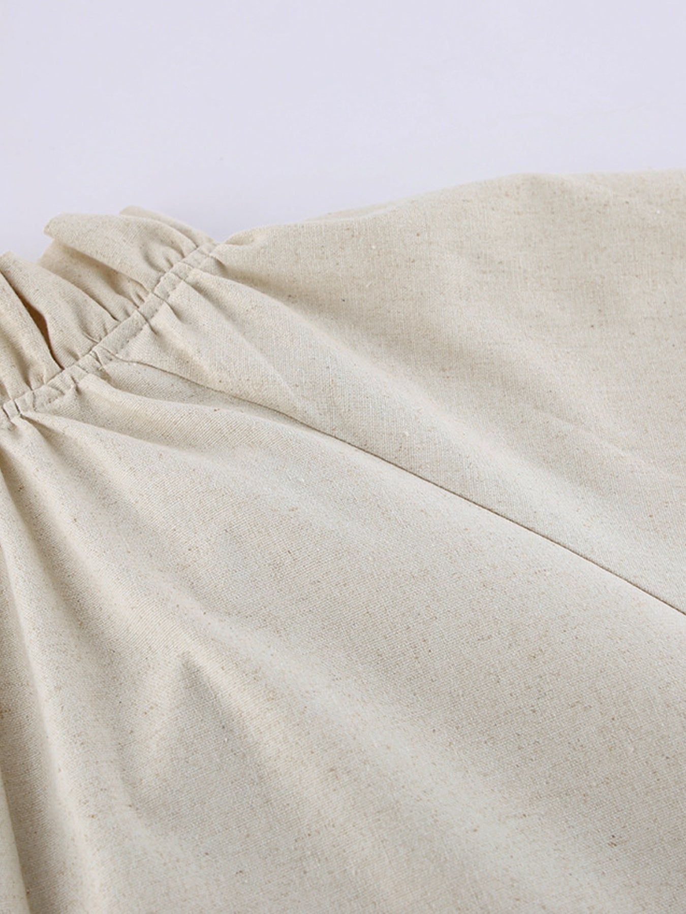 women_fashion - littlescollectionlinen dressSienna Tie Neck Flounce Sleeve Maxi Dress Womencotton - linen